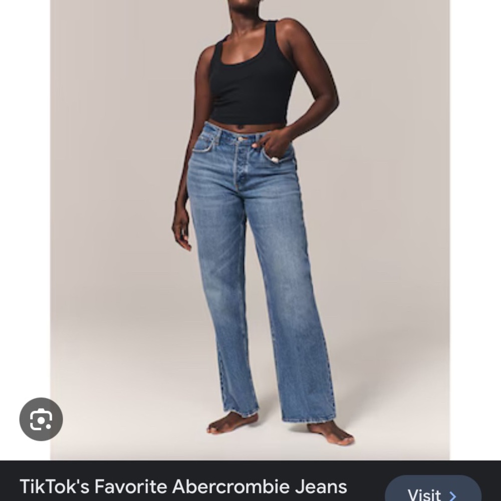 ABERCROMBIE & FITCH The ‘90s Baggy Low Rise Jeans